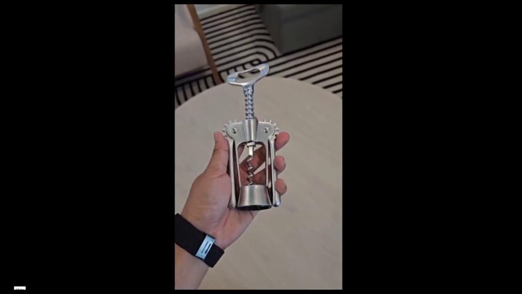Wing Corkscrew Multifunkční vývrtka otvírák na víno a stahovák na červené víno a pivo