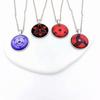 Yousheng Charm Necklace Anime Peripheral Unique Pattern Round Shape Geometric with Pendant Decorate Charming Accessories Anime Naruto Pendant Necklace