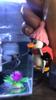 Yousheng 1 Set Aquarium Landscaping Non-fading Vivid Penguin Shape Fish Tank Diver Floating Ornament for Home