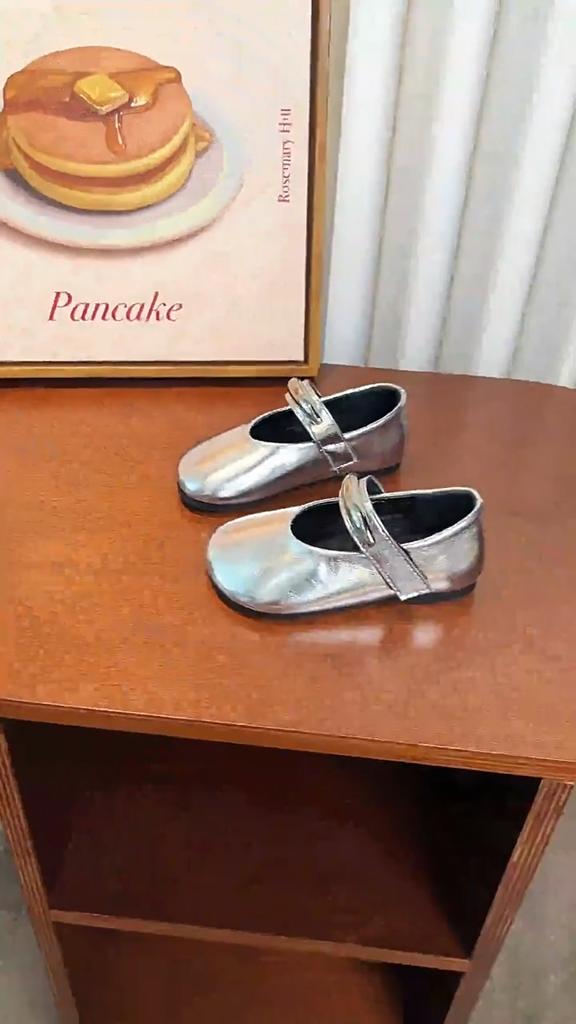 Girls' Fashionable Princess Shoes Baby Girls' Korean Style Leather Shoes Lightweight Mary Jane Shoes