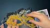 Halloween Costume Accessory With Lace Filigree And Glittering Details For Themed Events And Halloween Cosplay