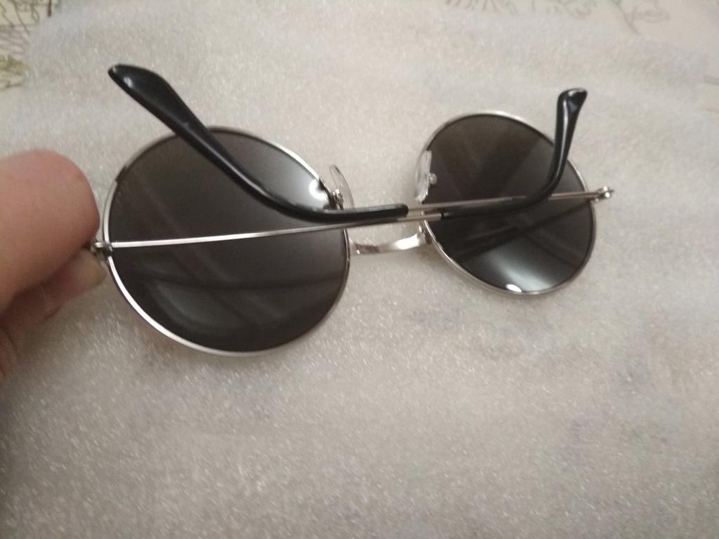 ZeroUV Occhiali Da Sole Donna Rotondi In Metallo, Lenti A Specchio, Forma Cat-Eye, Argento/Verde Blu, Protezione UV