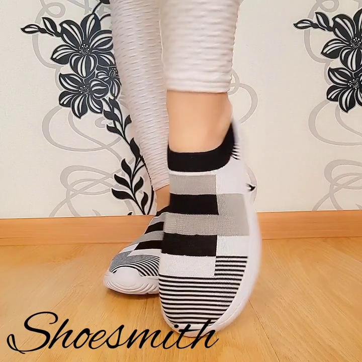 1 Pair No Odor Lazy Shoes Breathable Female Women Casual Flat Shoes