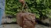 Leather Duffle Bag, Handmade Leather Weekender, Gym Bag, Vacation Duffel Bag, Travel Bag, Overnight Bag Leather Holdall for Womens Day Gift