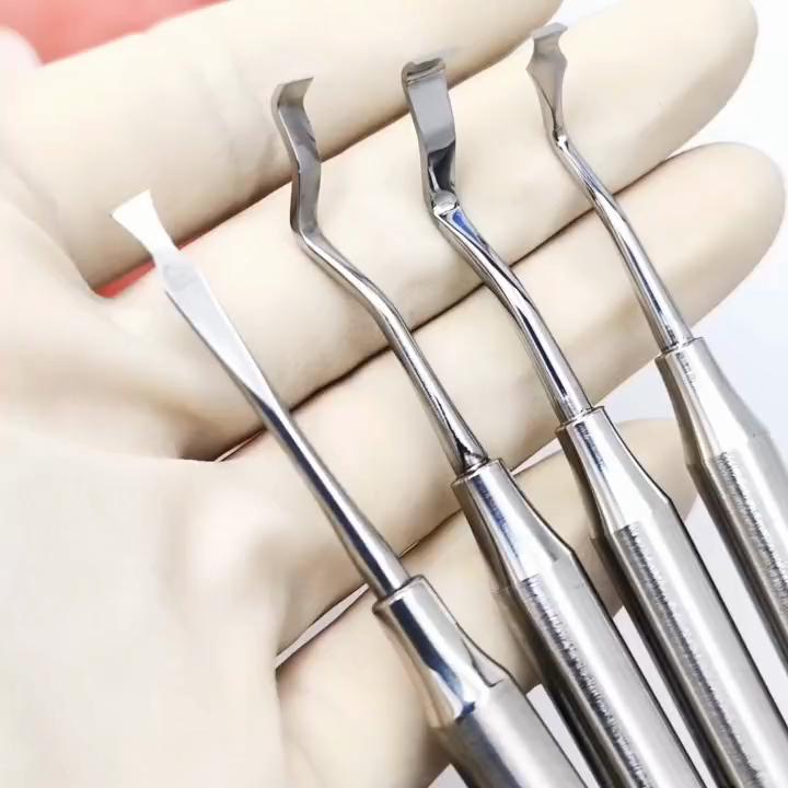 Dental Bone Scraper Dental Ochsenbein Chisel Double Ends Tooth Bone Knife Split Grafting Oral Surgery Tool Stainless Steel  Dentist Tools