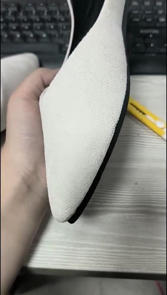 Dámské ploché boty se špičatou špičkou Jednobarevné slip-on boty Ležérní prodyšné balerínky Dámské ploché boty Mokasíny