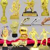 Metal Football Best Goalkeeper Trophy Cup Soccer Trophy Ornaments & Football Fan Souvenirs