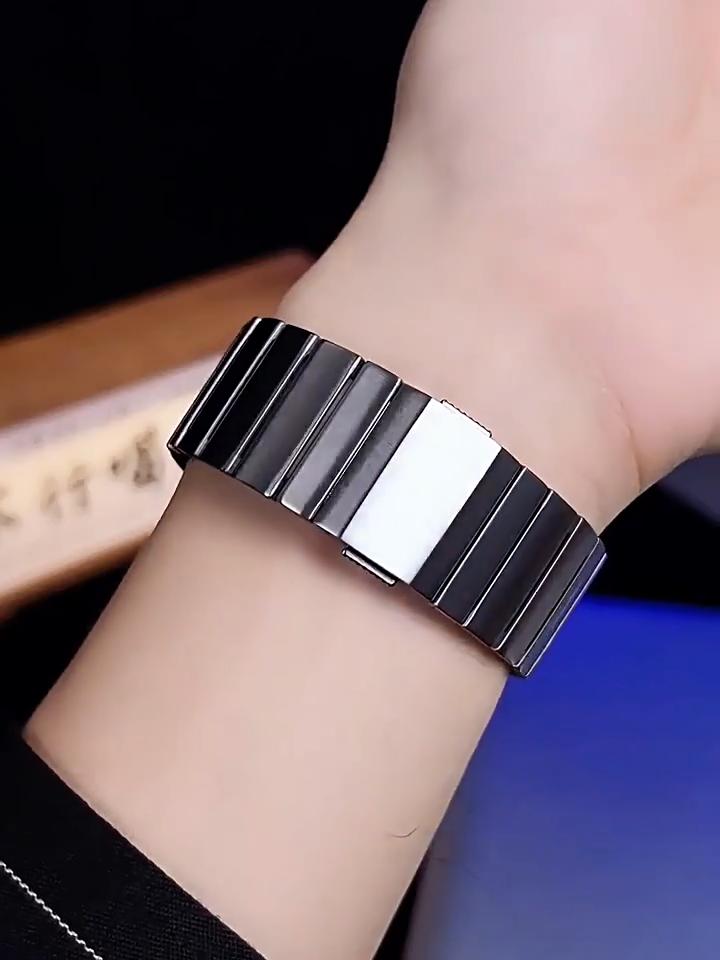 Cinturino di Lusso in Lega di Titanio Senza Spazi per Huawei Watch 4 Pro Braccialetto Metallico per Huawei Watch 4 Pro Cinturino Business Correa
