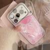 Gilt 17 Mobile Phone Case Iphone17promax Apple 16 Suitable for 14 Pink Bow Pony High-quality Mobile Phone Case