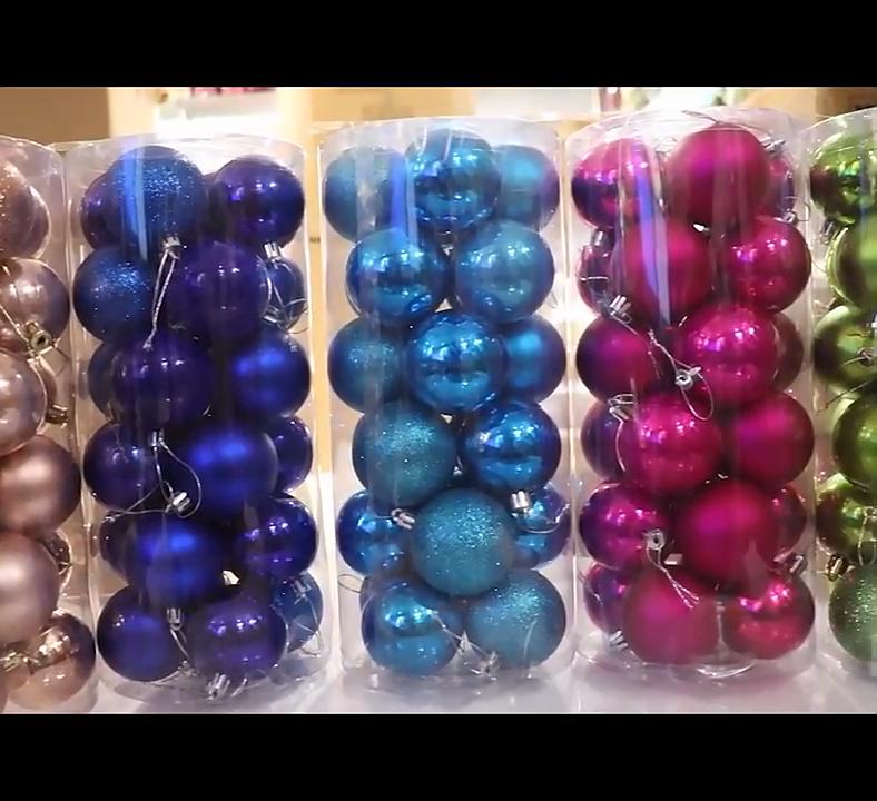 Gut aussehende hängende Weihnachtsbälle, einfach aufzuhängen, schaffen eine Atmosphäre, glänzende Party-Ornament-Ballanhänger