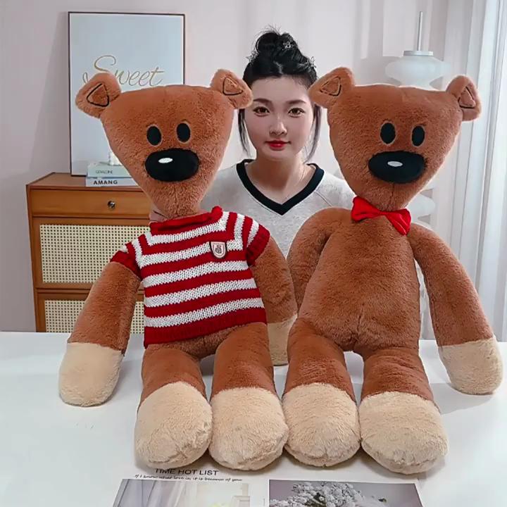 Lindo y Suave Sr. Peluche Bean Bear, Tamaño Grande, Osito de Peluche Vestido