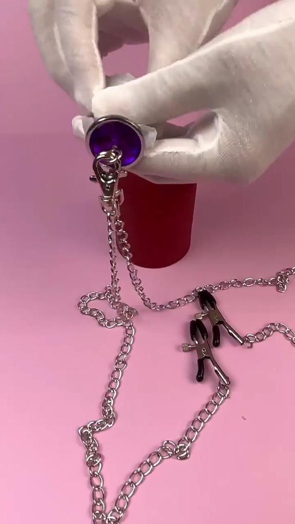 Adult Products Sm Anal Plugs Flirting Clip Pussy Breast Clip Anal Plugs Set Couple Couple Flirting