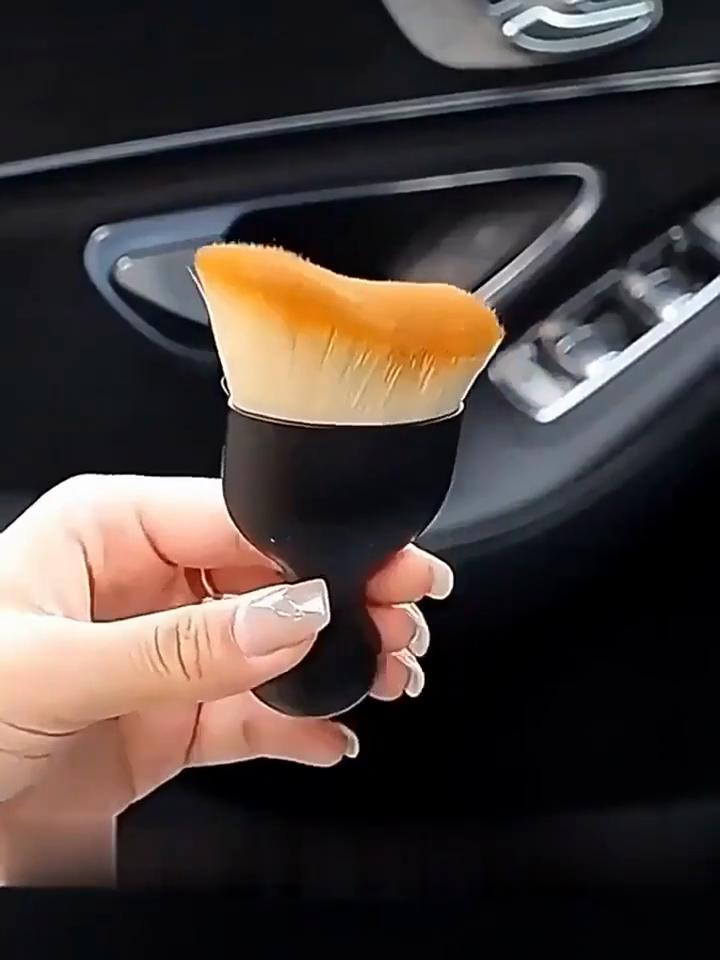 Car Interior Detailing Brush Soft Bristle, Auto Air Vent Cleaner Tool for Dashboard, Leather Seats & Dust Removal Accessories