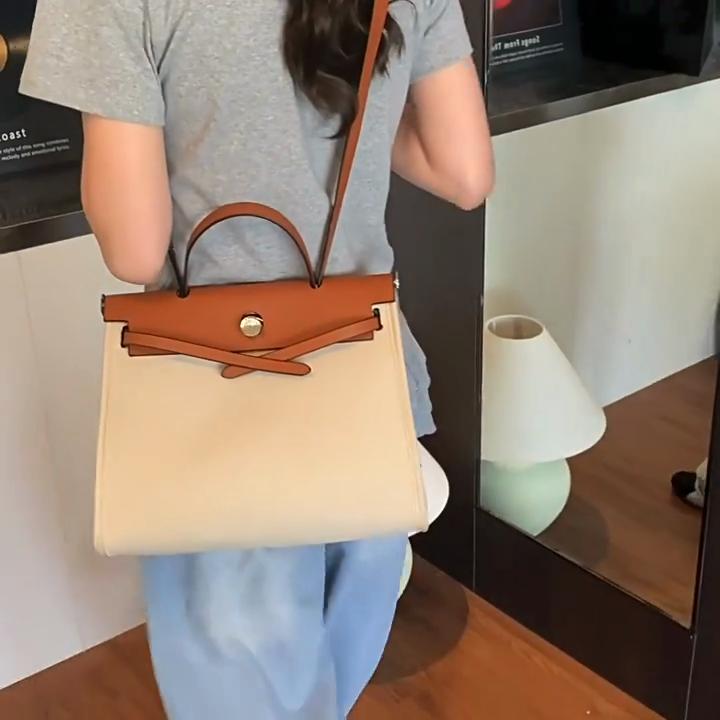 Moda Donna Piccole Borse a Tracolla in Tela Borse a Mano da Donna di Alta Qualità Borse a Spalla Lusso Designer Ladies Tote Borsa a Tracolla