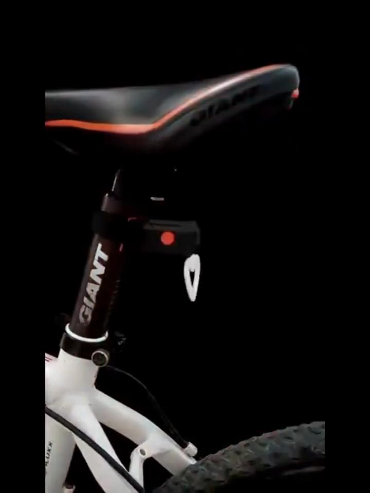 Creative Bicycle Taillights Outdoor Warning Lights USB Rechargable
