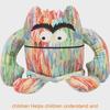 The Color Monster Plush Toy Soft And Huggable 15cm 25cm 35cm Options