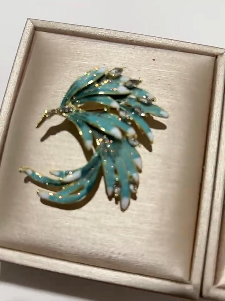 Senior brosjer blomst blad brosje pins for kvinner dress anheng mote brosjer smykker