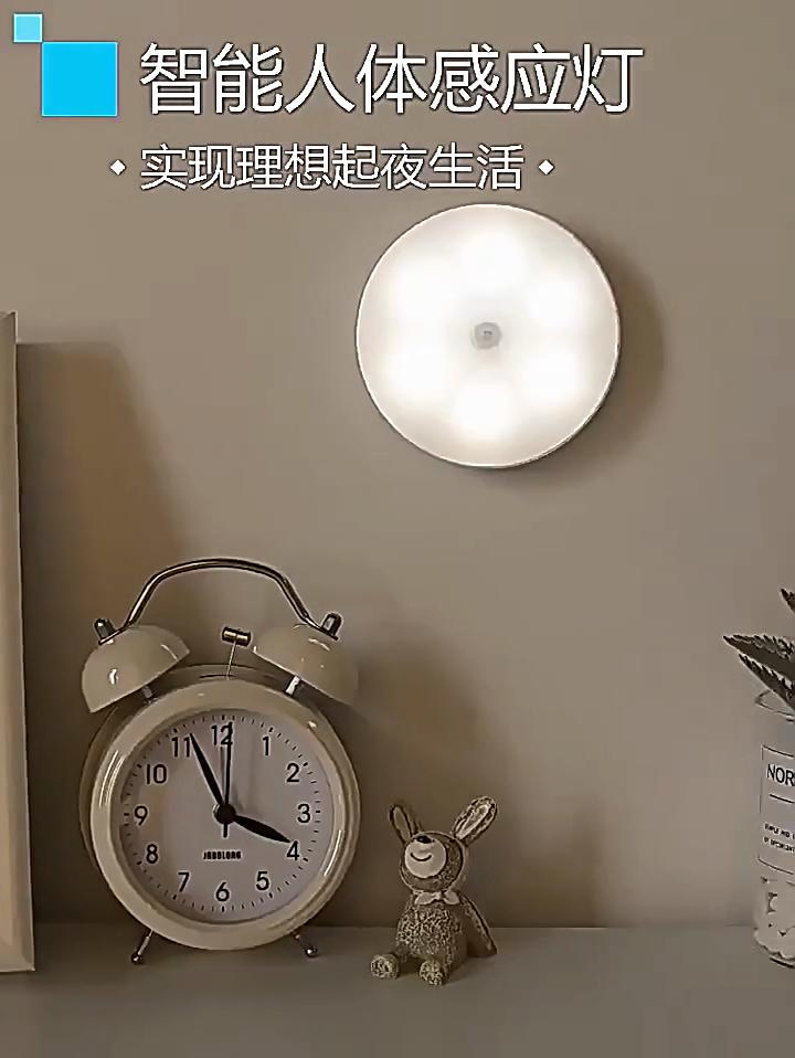 LED Motion Sensor Night Light USB Rechargeable Night Lamp For Kitchen Cabinet Wardrobe Lamp Staircase Wireless LED Closet Light