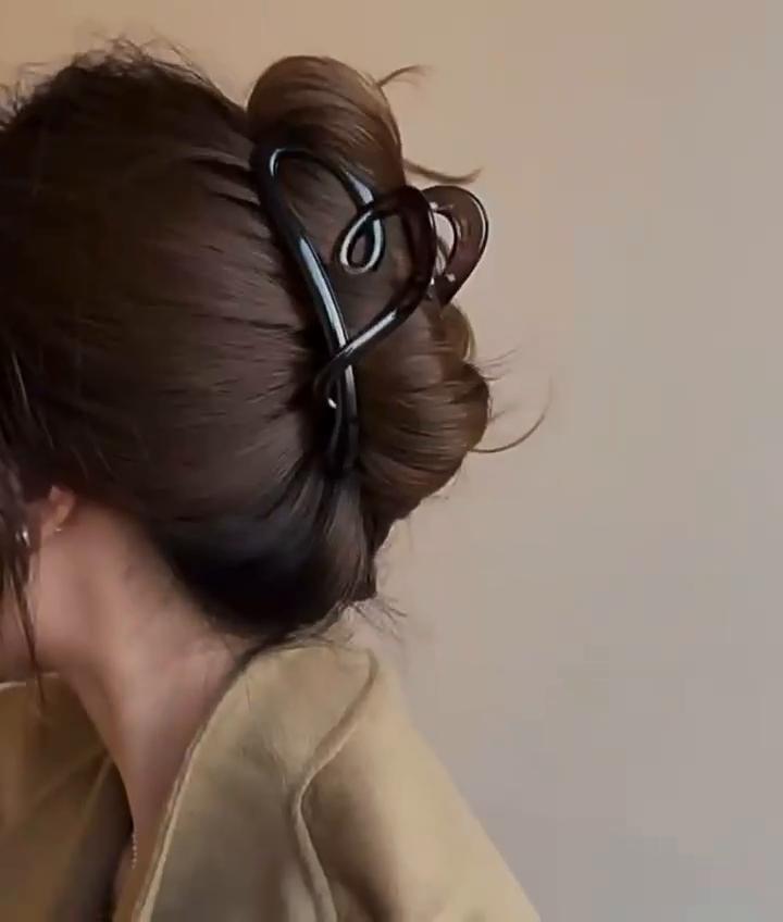 Fashion Colorful Wave Hair Claw for Women Girls Hairpins Korean Sweet Simple Irregular Hair Clips Headwear Hair Accessories