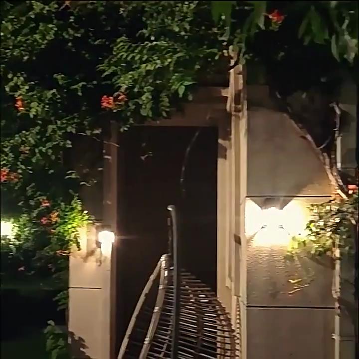 Solar Motion Sensor Outdoor Light, LED Street Light, Semi Embedded Installation, Suitable for Steps, Courtyards, Porches, Front Doors, Sidewalks