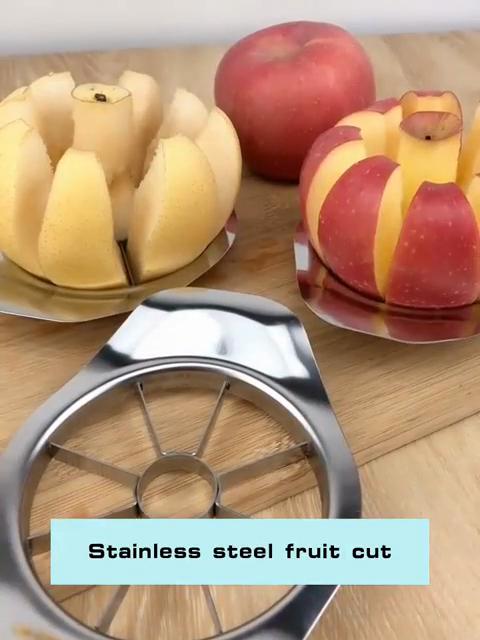 1pc 304 Stainless Steel Apple Cutter Chopper Vegetable Cutter Fruit Pear Divider