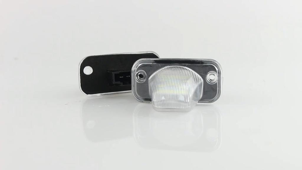 2X White Clear LED Car Rear License Number Plate Lights For VW For Transporter T4 Bus Tasten 1990-2003