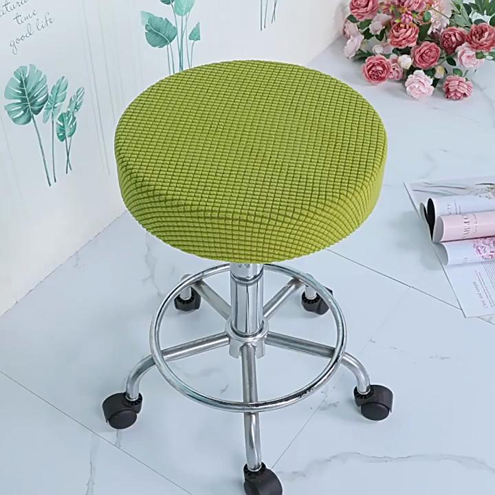 Kulatý potah na židli, protiprachový potah pro domácnost, potah na otočnou židli, ochranný potah, potah na židli