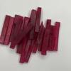 Dyed Red Ruby Rough Certified Loose Gemstone