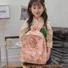 Kids Cartoon Capybara Backpack With Breathable Nylon For Kindergarten And Elementary School Students