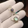 Labradorite Gemstone 925 Sterling Silver Designer Pretty Pendant 1.60" For Mother PP-13-34