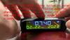 Solar Car Clock with LCD Time Date In-Car Temperature Display Digital Clock for Car Decoration