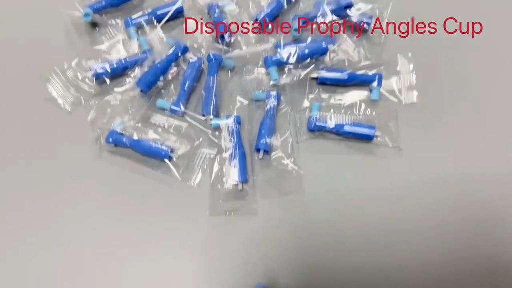 100pcs/box Dental Disposable Prophy Angles Cup Polishing Cup Fit Universal/ Straight Low Speed Handpieces
