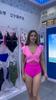 Women’s Fashion Ruffled Solid Color Bathing Suit One-Piece Bikini Swimsuit Quick-Dry Sporty Swimwear