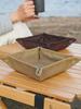 Foldable Storage Tray Oxford Fabric Collapsible Organizer Square Camping Tray for Outdoor Home Travel Portable Storage Box