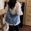 Denim Shoulder Bag Women's Large Capacity Vintage Tote Bag