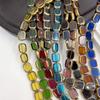 5-10pcs Ellipse Glass Bead Crystal Scattered Beads For DIY Bracelets Necklaces Jewelry Making