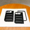 Přesná poloha otvorů Pouzdro Puffer Telefon pro iPhoneDuo, Design péřové bundy Odolný Ochranný Kryt Kryt, Plný Nárazník Nárazuvzdorná Ochrana