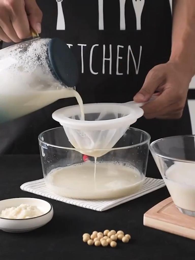 200 Mesh 400 Mesh Kuchyňský Filtr Jemné Sítko Sítko Nylonová Filtrační Lžíce Plastová Sójové Mléko Džus Jogurt Jídlo Sítko Kuchyňské Nářadí