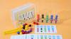 Wooden Educational Childrens Bead Sorting Tubes With Color Recognition For Parentchild Interaction