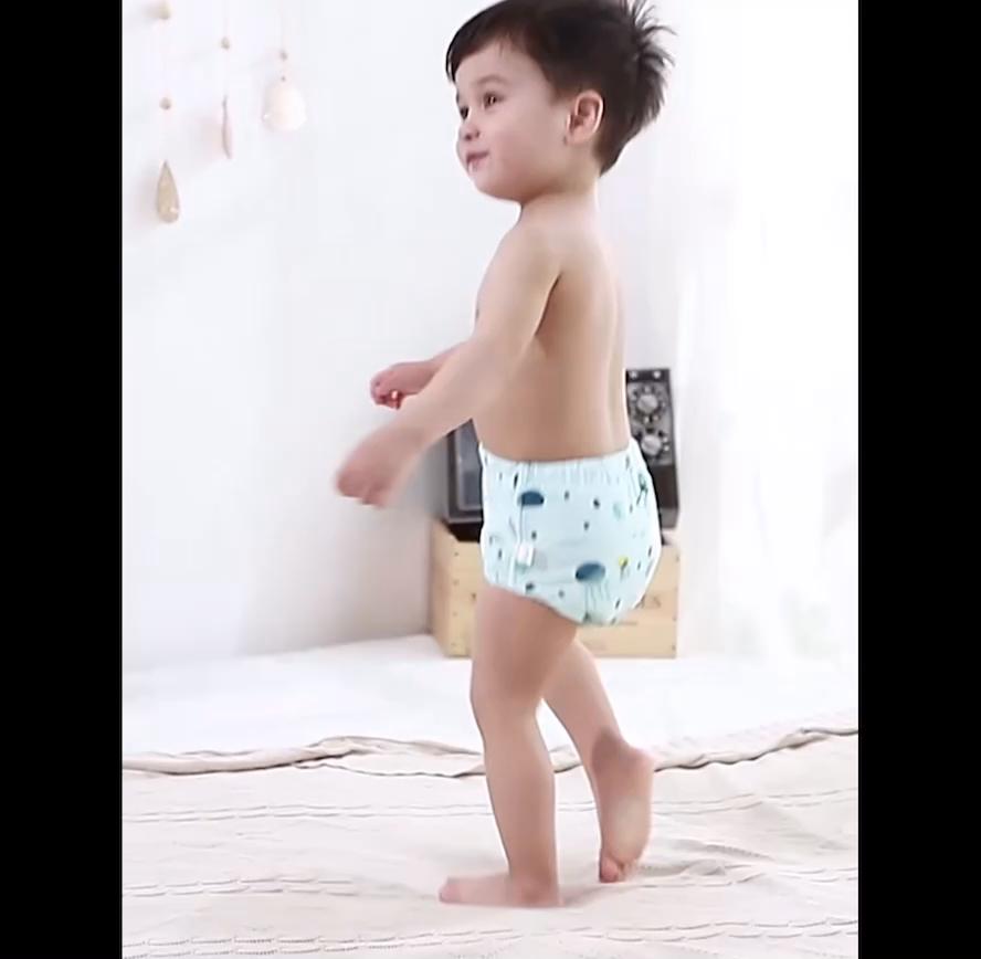 Baby Bomull Gaze Bleier Mesh Lærebukser Barn Pottestol Treningsbukser Baby Undertøy