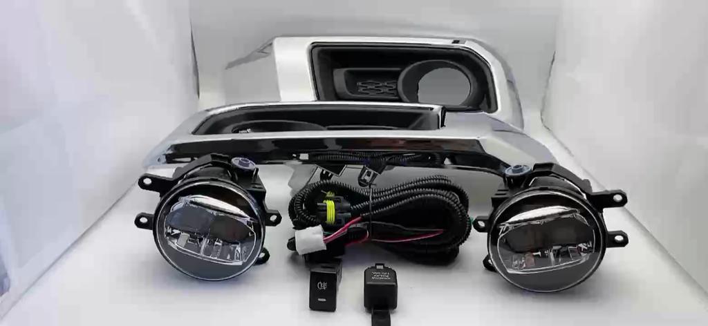 Fog Lights For Toyota 4Runner 4 Runner 2016 2017-2020 LED Fog Light for Headlight Fog Lamp Cover Grille Bezel Harness Switch Kit