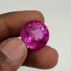 Extrem seltener rosa Saphir, rund geschliffen, 6,55 Karat, NATÜRLICH ZERTIFIZIERTER loser Edelstein ay-598-h