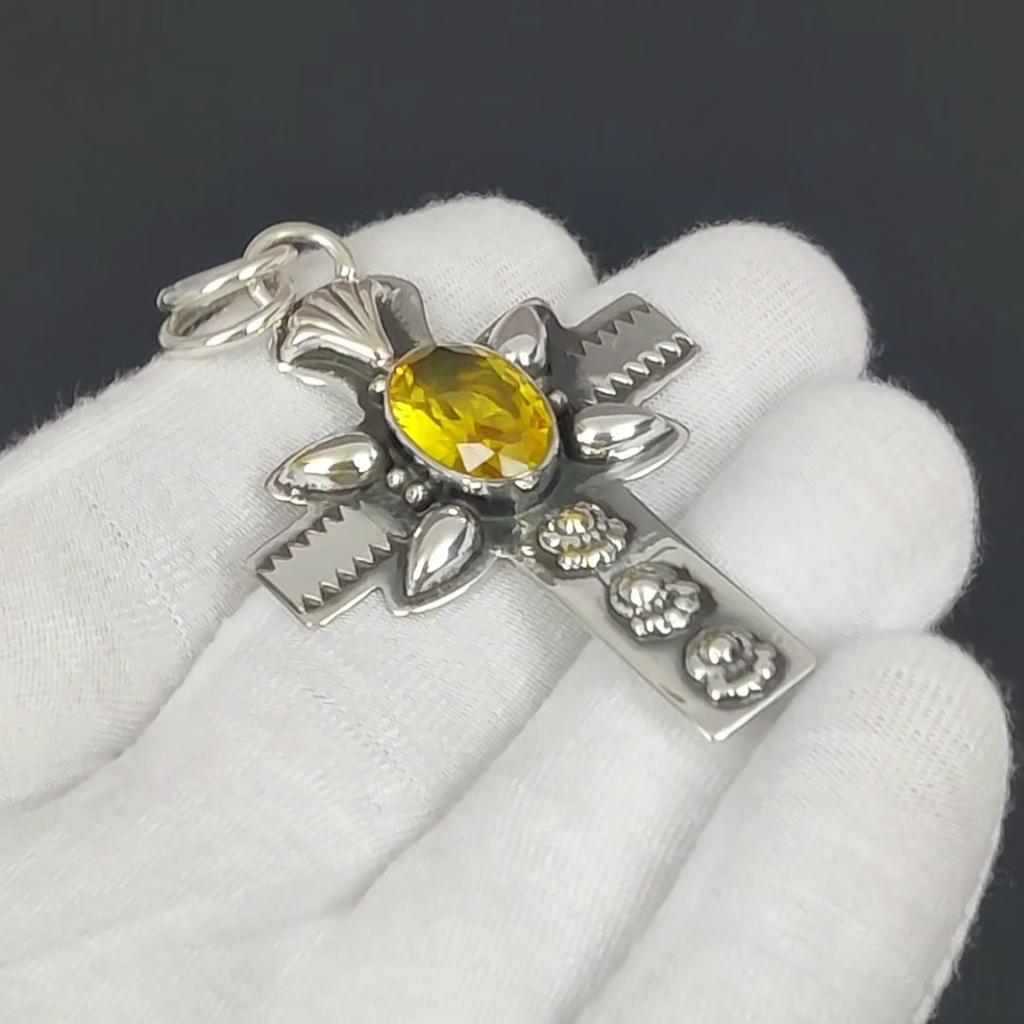 Підвіска з цитрину, підвіска з цитрину 925 проби, намисто з ювелірних виробів із цитрину, подарунки до Дня святого Валентина, подарунок для неї до Дня матері