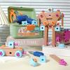 Set di Attrezzi da Riparazione Fai-da-te per Bambini con Cacciavite e Trapano Elettrico per l'Apprendimento Pratico