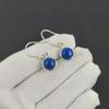 Natural Lapis Lazuli Gemstone Earrings, 925 Sterling Silver Earring, Handmade Boho Silver Jewelry Dangle Earrings, Mother's Day Gift