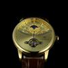 Forsining Luxury Automatic Mechanical Watches Mens Sun Moon Phase Tourbillon Watch Waterproof Men Wristwatch