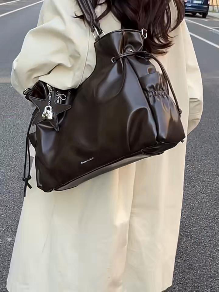 Borsa a Tote da Donna di Grande Capacità in Stile Retrò, Borsa a Spalla/Crossbody Elegante e Casual Premium Multi-Utilizzo per Lavoro, Shopping, Uso Quotidiano