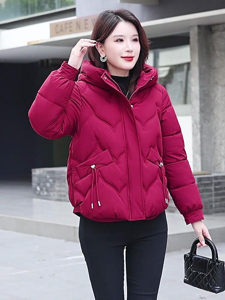 Fashion Winter Women's Jackets Hooded Loose Thick Warm Parkas Woman Coat