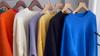 Einfarbiger Rundhals-Pullover für Damen | Weiches Strickoberteil | Lässige lockere Passform