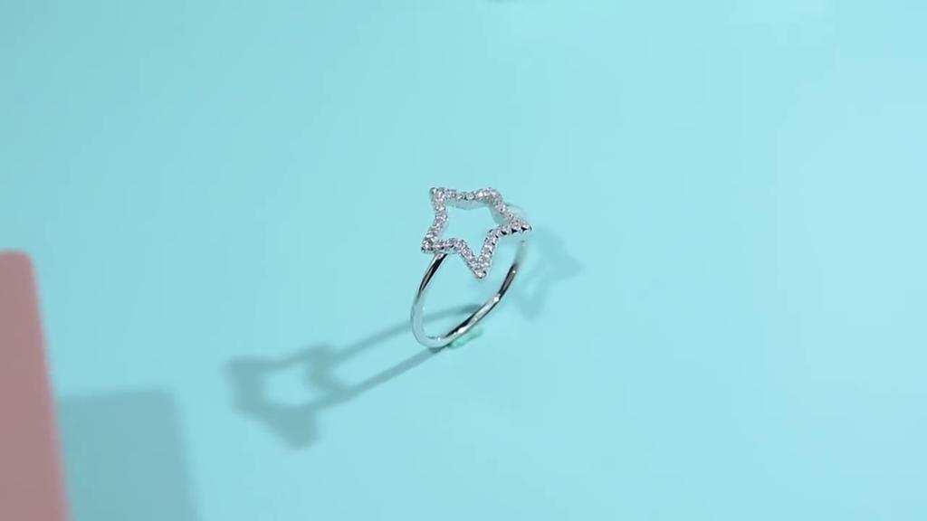 Tancise Classic 925 Sterling Silver  Zircon Ring Ladies Jewelry Wedding Promise Party Gift